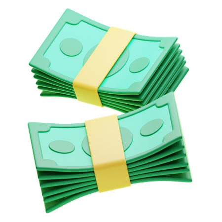 Billet d'un dollar  3D Icon