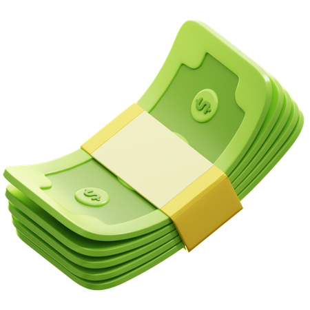 Billet de banque  3D Icon