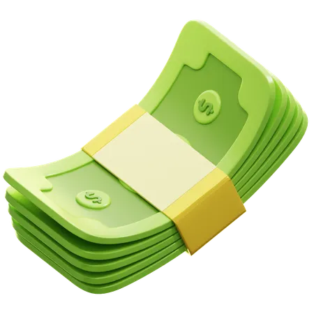 Billet de banque  3D Icon