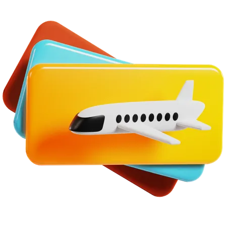 Billet de voyage  3D Icon