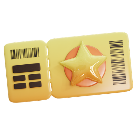 Billet d'événement  3D Icon