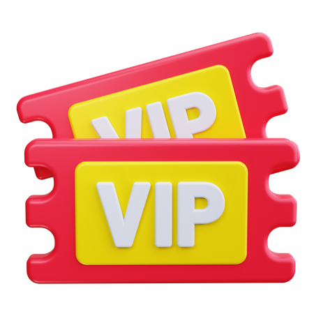 Billet VIP  3D Icon