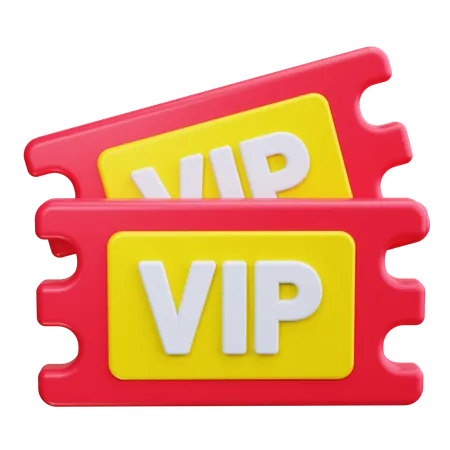 Billet VIP  3D Icon