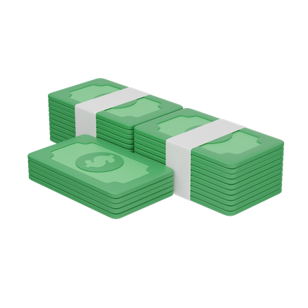 Billete de banco  3D Icon