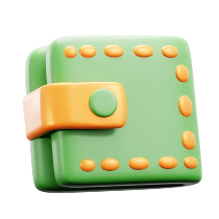 Billetera  3D Icon