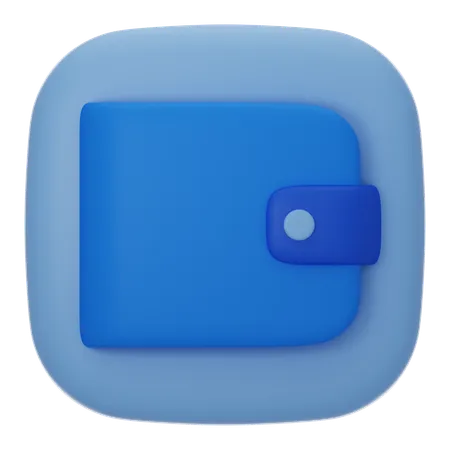 Billetera  3D Icon