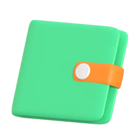 Billetera  3D Icon