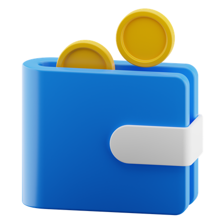 Billetera  3D Icon