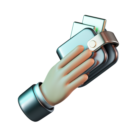 Billetera  3D Icon