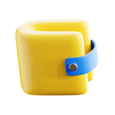 Billetera  3D Icon