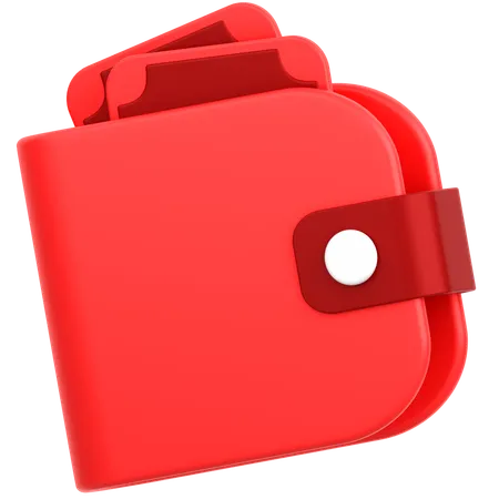 Billetera  3D Icon