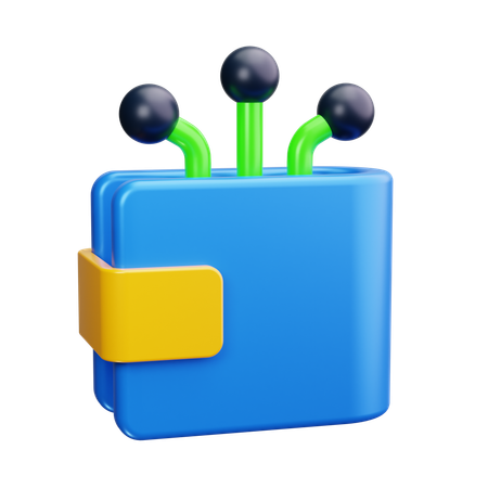 Billetera  3D Icon