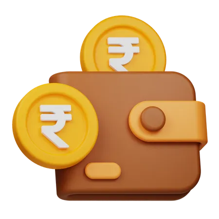 Billetera  3D Icon