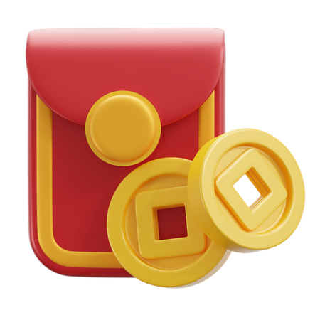 Billetera  3D Icon