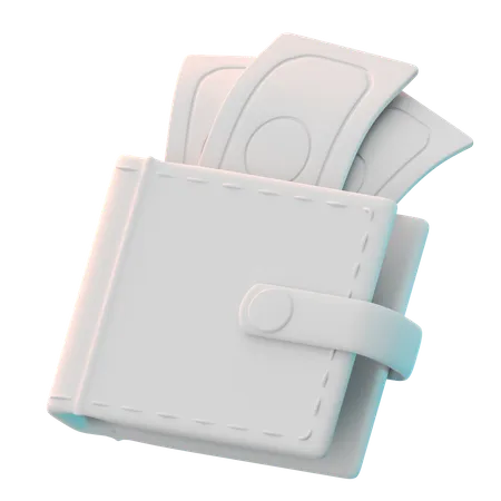 Billetera  3D Icon