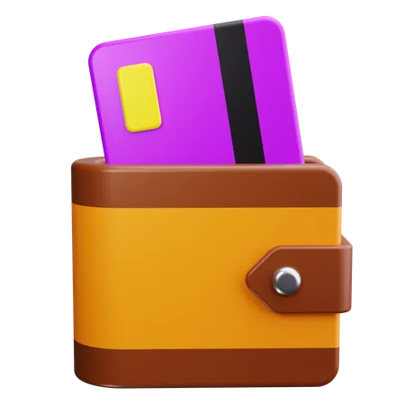 Billetera  3D Icon