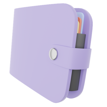 Billetera  3D Icon