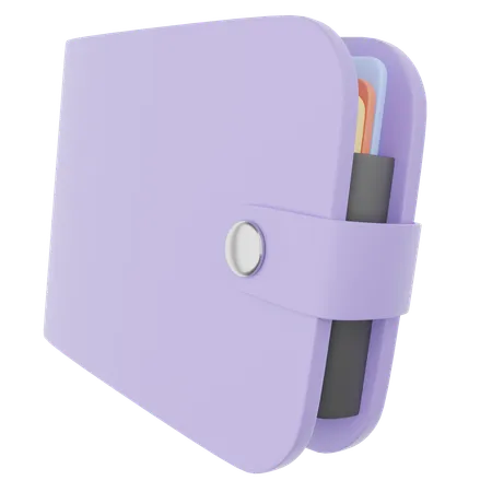 Billetera  3D Icon