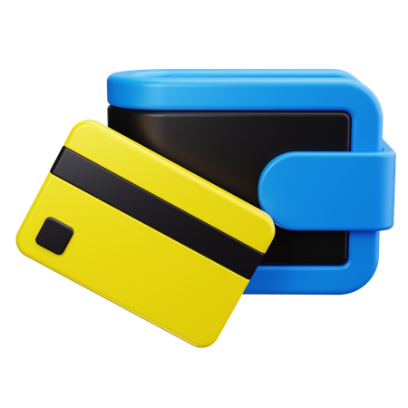 Billetera  3D Icon