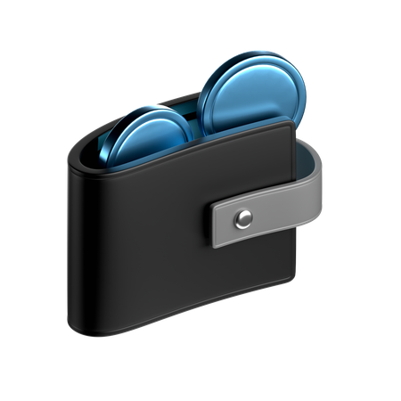 Billetera  3D Icon