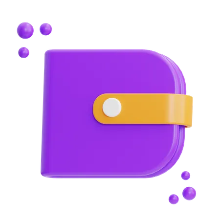 Billetera  3D Icon