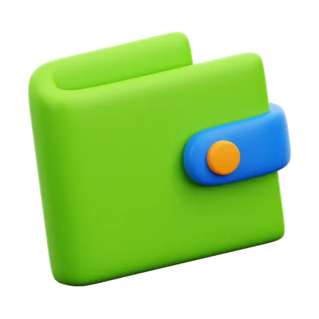 Billetera  3D Icon