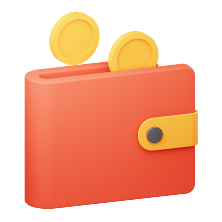 Billetera  3D Icon