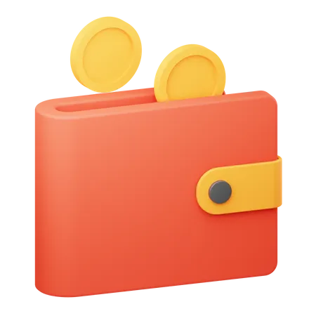 Billetera  3D Icon