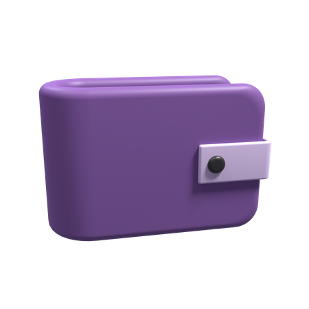 Billetera  3D Icon