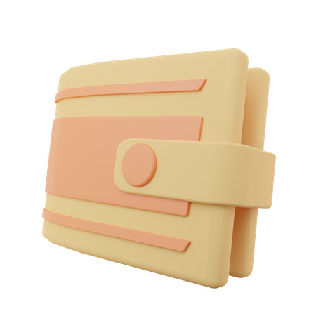 Billetera  3D Icon