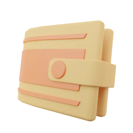 Billetera  3D Icon