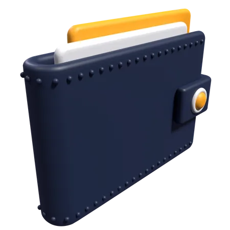 Billetera  3D Icon