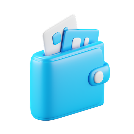 Billetera  3D Icon