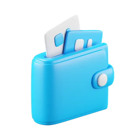 Billetera  3D Icon