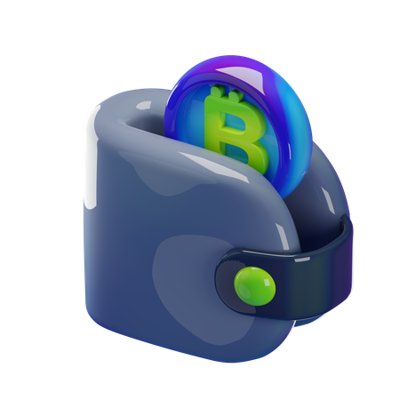 Billetera  3D Icon