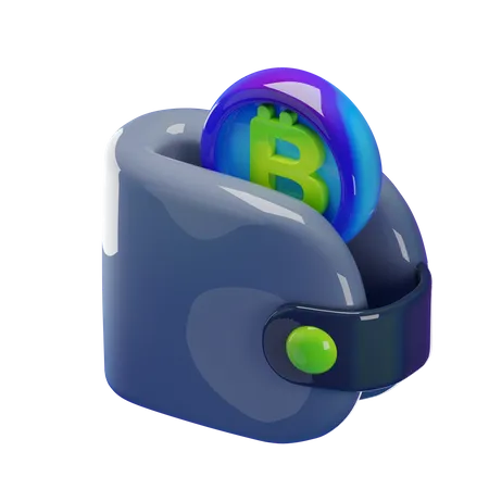 Billetera  3D Icon