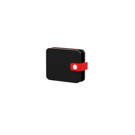 Billetera  3D Icon