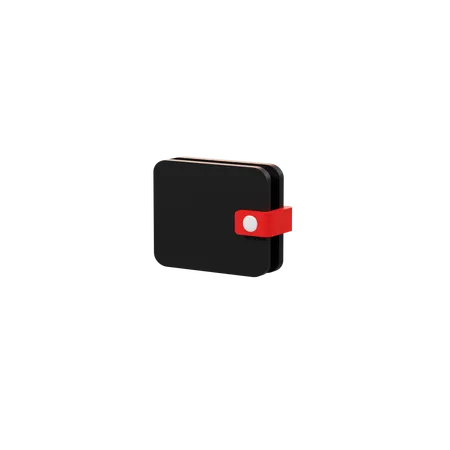 Billetera  3D Icon