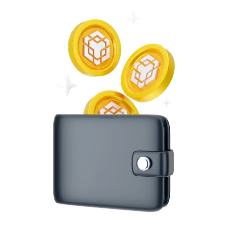 Billetera binance  3D Icon