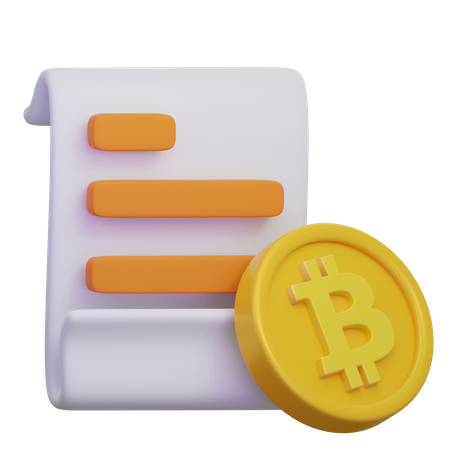 Billetera Bitcoin  3D Icon