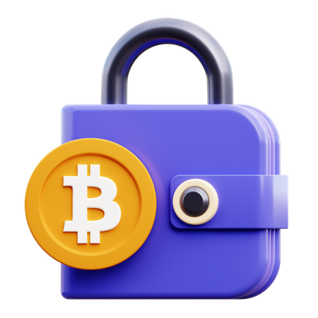 Billetera btc  3D Icon