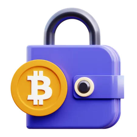 Billetera btc  3D Icon