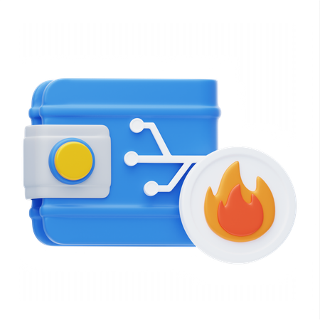 Billetera caliente  3D Icon