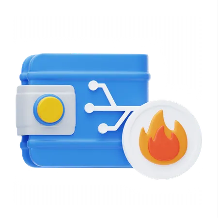 Billetera caliente  3D Icon