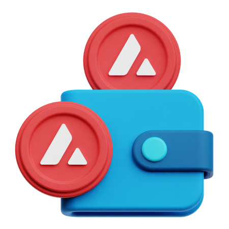 Billetera de avalancha  3D Icon