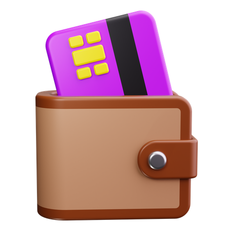 Billetera de dinero  3D Icon