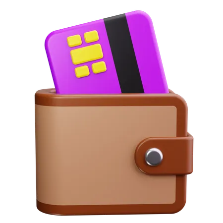 Billetera de dinero  3D Icon