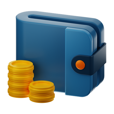 Billetera de dinero  3D Icon