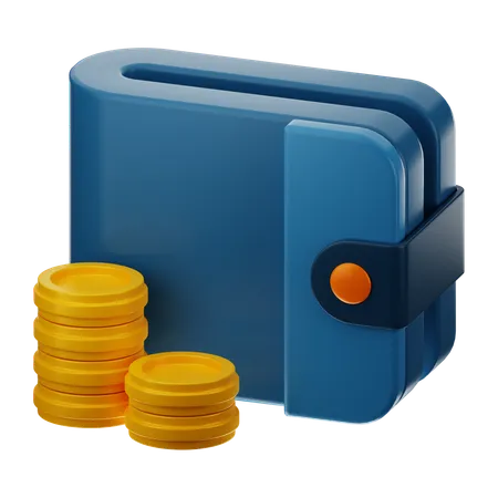 Billetera de dinero  3D Icon