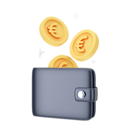 Billetera de dinero  3D Icon